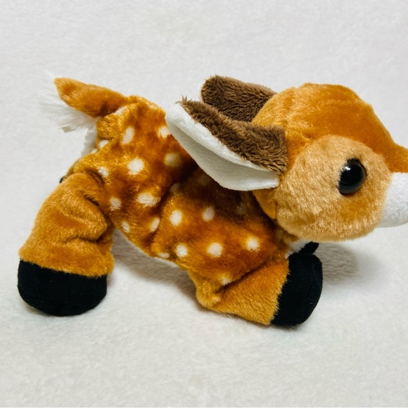 6” Wild Republic Fawn Plush Cute Baby Deer Plush + Aurora Deer Plushes - Picture 3 of 9